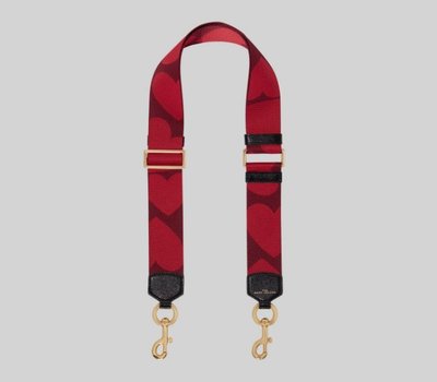【超低優惠分享價】Marc Jacobs 紅色愛心 金扣 肩背帶 寬背帶 斜背帶 相機包背帶