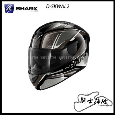 ⚠YB騎士補給⚠ SHARK D-SKWAL 2 DAVEN 黑灰銀 KAS 眼鏡溝 內墨片 2021 新花色