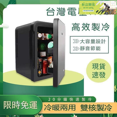 【現貨】【限時特惠】迷你小型冰箱 家車兩用小冰箱10L 20L 車載冰箱12v 迷你小型冰箱 宿舍 恆溫箱 臺灣110V專用