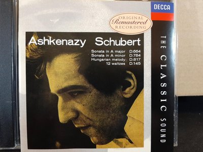 Ashkenazy,Schubert-P.s D.664&784 etc阿胥肯納吉鋼琴，演繹舒伯特-鋼琴奏鳴曲作品664&784,匈牙利曲，12首圓舞曲等