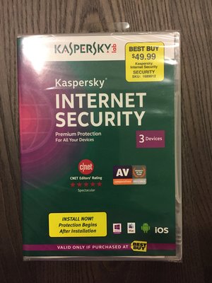 Kaspersky Internet security防毒軟體-適用Macs,PCs and mobile