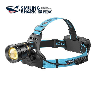 微笑鯊 TD1129 P160強光頭燈 大功率超亮遠射頭戴式頭燈 led可充電揮手感應式工程帽燈 戶外登山工作照明