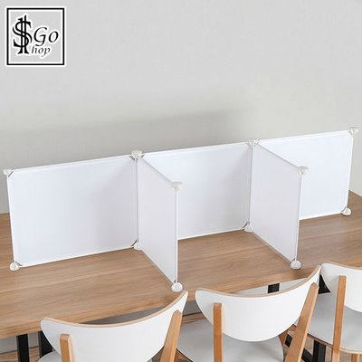 塑膠隔板 防疫隔板 分隔板 用餐隔板 35x35 鋼架 樹酯防疫隔板 移動板隔 餐桌隔板 【W013】shop go
