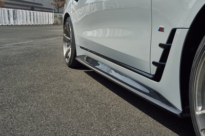 ✽顯閣商行✽日本 3D design BMW G26 i4 4GC 碳纖維側群組 側定風翼 空力套件 M50