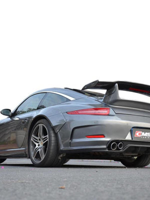 保時捷老款911（997）改911 GT3寬體包圍 碳纖小套件 機蓋 尾翼-請儀價