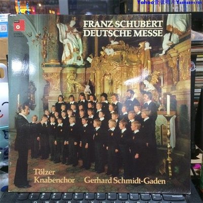 舒伯特 Tolzer Knabenchor,Gerhard Schmidt-Gaden 合唱團 黑膠LP～Yahoo壹號唱片
