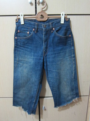衣市藍~LEVI'S 517 牛仔短褲 (W29~L32~) (200923)