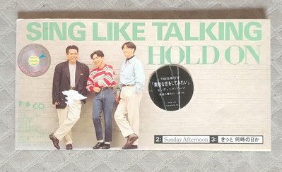 SING LIKE TALKING - Hold On (2)   日版 二手單曲 CD