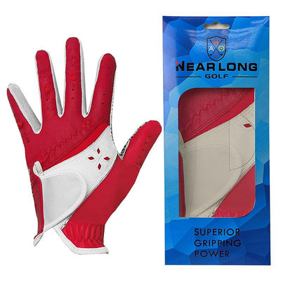 高爾夫手套制作LOGO  廠家現貨批發golf防滑耐磨羊皮手套來圖設計