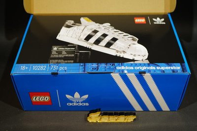 參號倉庫 現貨 樂高 LEGO 10282 Adidas Originals Superstar 愛迪達 鞋 盒組