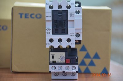 東元TECO 電磁開關、電磁接觸器 HUO-18