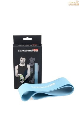 【Live168市集】發票價 原廠品質保證 Sanctband 環狀拉力帶 淺藍(中型) 運動用品 拉力帶 肌力訓練