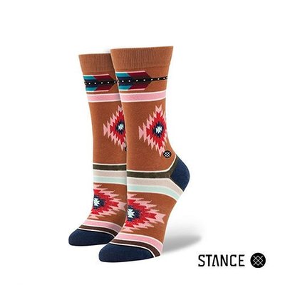 (I LOVE 樂多) STANCE 印地安射箭圖騰設計款 中筒襪 長襪