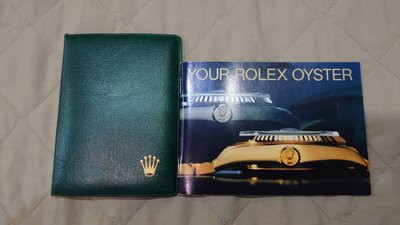 ROLEX 勞力士 1988年 原裝 老配件 老保單套 保單夾 年曆卡夾 88年手冊說明書 實物拍照如圖