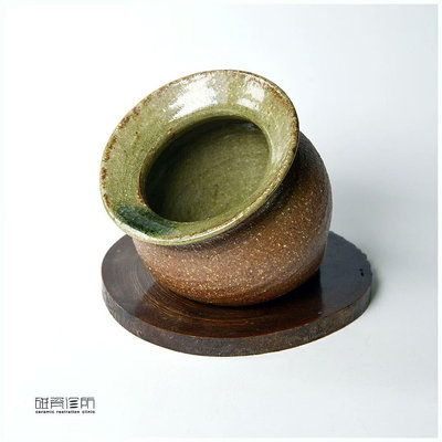【二手】日本回流信樂燒--侘寂風小花瓶7 瓷器 陶瓷 建盞【禪靜院】-1314