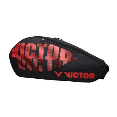 【VICTOR 勝利】12支裝羽拍包-拍包袋 裝備袋 肩背包 側背包 黑紅 BR6213CD (此產品僅適用於宅配)