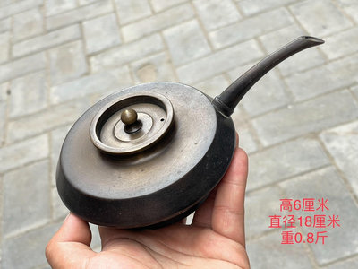 【二手】日本回流 小銅壺 回流 銅器 擺件 【聚寶軒】-1349
