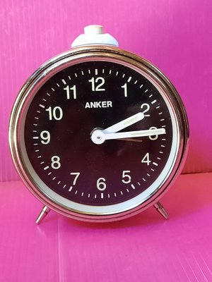 【9成新】德國早期  ANKER 古董鬧鐘   發條鬧鐘   機械鬧鐘  桌上型鬧鐘