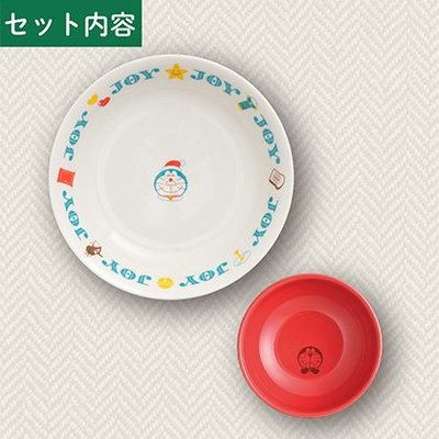 【噗嘟小舖】現貨 日本正版 郵局 郵便局 限定 小叮噹 盤子 碗 套組 Doraemon 哆啦A夢 聖誕禮物 耶誕 限量