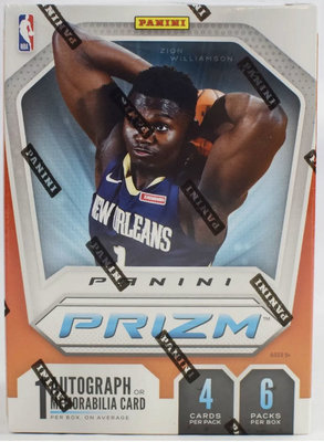 2019-20 NBA Prizm Blaster 卡盒 球員卡 球卡 籃球卡 Panini 盒卡 Zion Williamson Ja Morant RC