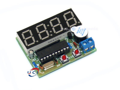 【UCI電子】(Y-2) DIY 4位電子鐘 單片機四位元數位鐘DIY電子製作套件c51 4位元數位電子鐘