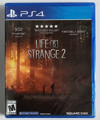 窩美 PS4遊戲 奇妙人生2 奇異人生2 Life is Strange2 中文英文