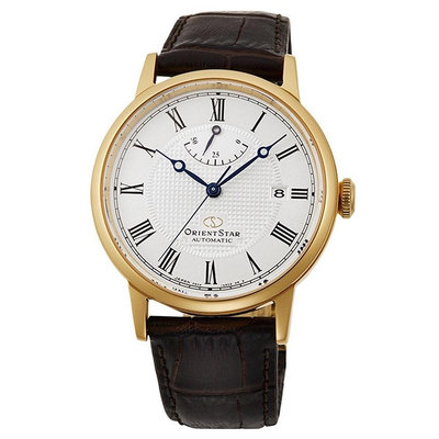 「官方授權」ORIENT東方錶 男 CLASSIC系列 經典羅馬紳士機械腕錶(RE-AU0001S)