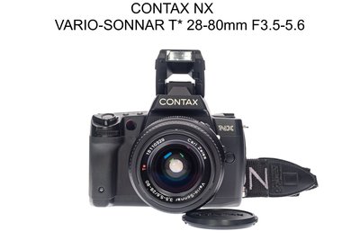 【廖琪琪昭和相機舖】CONTAX NX + 28-80mm F3.5-5.6 底片相機 蔡司 自動對焦 單眼 保固一個月