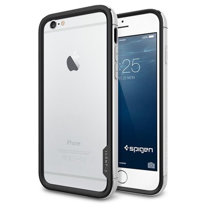 SGP SPIGEN iPhone 6 (4.7) Neo Hybrid EX Metal 金屬經典超薄邊框 銀