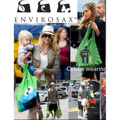 樂婕 日本 ENVIROSAX Kids Series 春捲包 手提袋 環保隨身收納購物袋