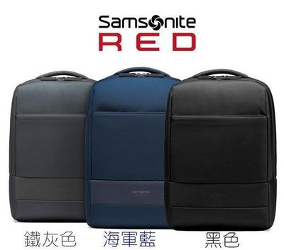 新品 Samsonite RED 鐵灰色/海軍藍MIDNITE-ICT雙肩包 15.6寸 筆電 SR01 韓風-阿拉德D
