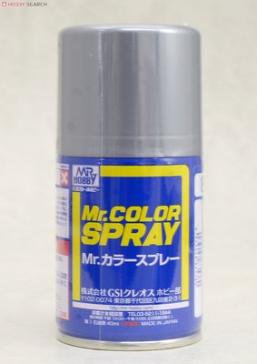 《HT》缺貨 GSI 郡士模型油性罐裝 Mr Color Spray 100ml 銀（金屬油漆）#008 835380