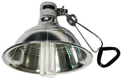 ZOOLIFE UVB10.0 REPTILE SUN 省電型UVB 3U燈泡26W + 陶瓷鋁合金製燈罩L