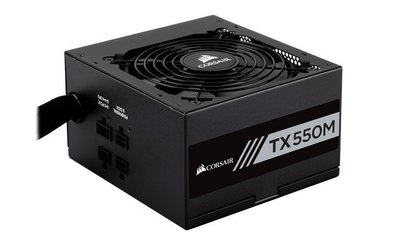 @電子街3C 特賣會@全新 CORSAIR海盜船 TX550M 80Plus金牌 電源供應器 550W