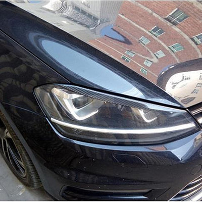 車之星~ADY Volkswagen 福斯 VW Golf 7代 高7 Golf7大燈 頭燈 燈眉 碳纖維紋