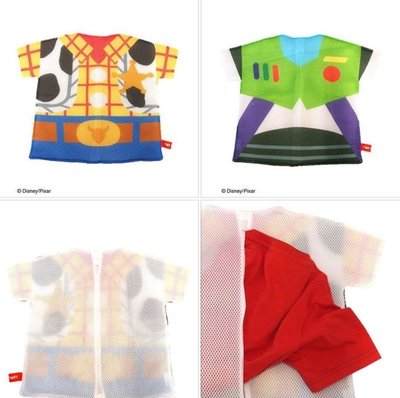 《預購》日本帶回 迪士尼 玩具總動員 胡迪 巴斯光年 衣服收納袋 洗衣袋 洗衣網 旅行攜帶方便