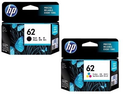 【Pro Ink】HP 62 原廠盒裝墨水匣 黑色+彩色 // 標準容量 // 5740 5540 5640 7640