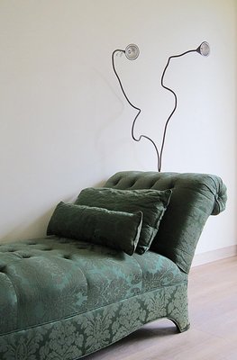 沙發床貴妃椅加拿大進口墨綠色高級提花布家具傢俱【心生活美學】