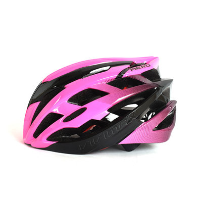 【阿亮單車】VIVIMAX 自行車一體式專業款安全帽(AERO 19 )，螢光粉 《C77-817-T》