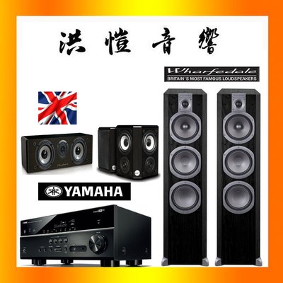 『洪愷音響』YAMAHA RX-V479擴大機+英國Wharfedale VR-400 +WH-2 另售RX-V679