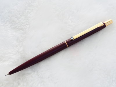 B111 美麗高質感的 萬寶龍 德國製 二星紫色全金屬自動鉛筆0.5mm(天頂按壓式)(7.5成新)