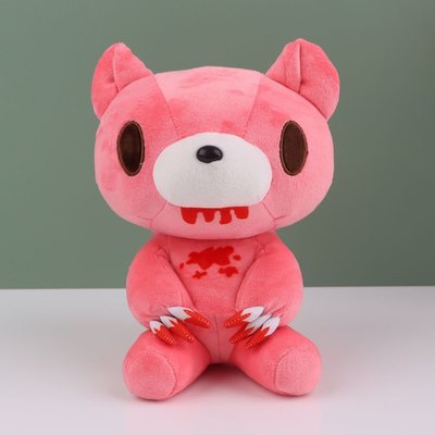 新品Gloomy Bear Plush粉色暴力熊公仔毛絨玩具血粉熊玩偶卡通玩偶玩具