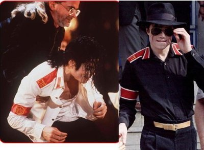 麥可傑克森,Michael Jackson~CTE軍裝襯衫~黑.白.紅3色