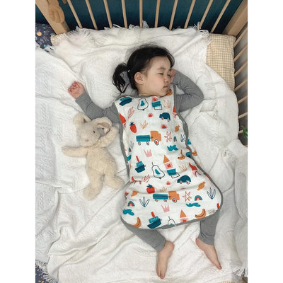 【小點點】(部分）G1841 八層竹棉紗背心兒童防踢被 背心款睡袋  06歲 嬰兒睡袋 嬰兒防踢被 舒服柔軟