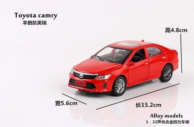 Toyota camry 豐田 凱美瑞 聲光 迴力 白色 紅色 藍色 黑色 1:32 預購 阿米格Amigo