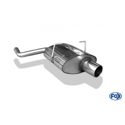 DIP 德國 Fox 排氣管 Mini One Cooper R50 1.3 1.6 TSI 尾段 單邊 單出 圓形 100mm 專用 01-06