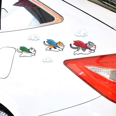 沛恩精品 創意反光小貓車貼 反光汽車貼 電動車貼 貼紙 適用TOYOTA RAV4 ALITS CROSS YARIS