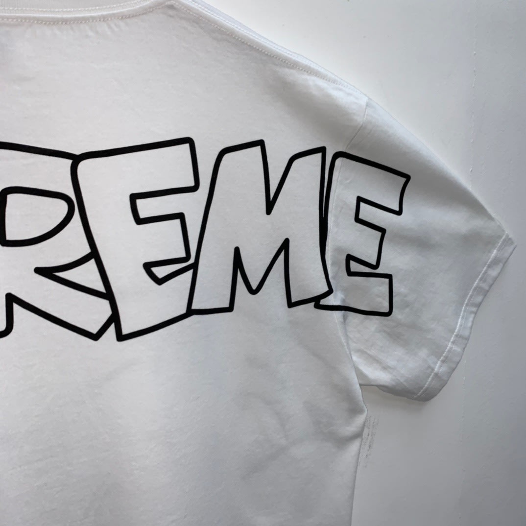 Supreme Smurfs Tee White | Yahoo奇摩拍賣