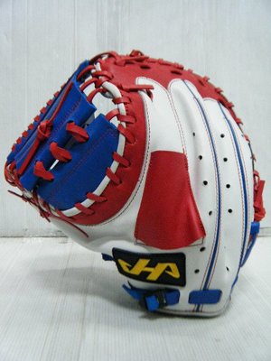 新莊新太陽 HATAKEYAMA HA Professional 硬式 牛皮 棒壘手套 捕手 白紅藍 左投 特4700