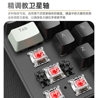 宏碁acer機械鍵盤有線游戲電競臺式筆記本電腦外接青紅茶黑軸鍵盤